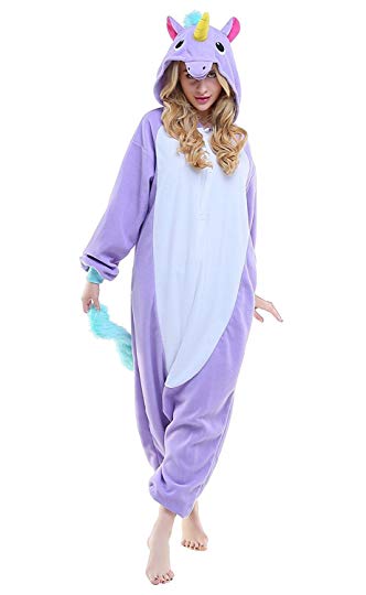 Adult Unicorn Onesies Kigurumi Pajamas Cute Animal Costume Cospaly Partywear
