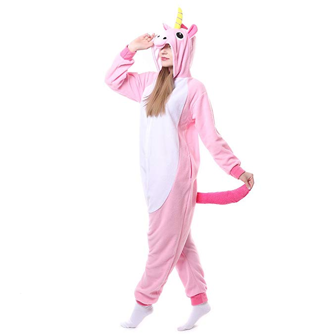 Adult Animal Kigurumi Unicorn Cosplay Costume Pajamas