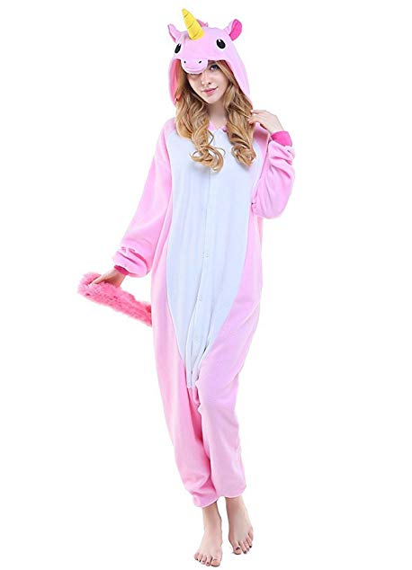 New Unicorn Onesie - Unisex Adult Kigurumi Onesies Pajamas Cosplay Sleepsuit Costume