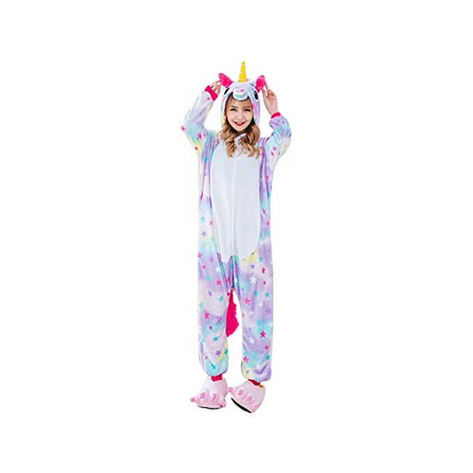 Boomtrader Adult Animal Kigurumi Cosplay Costume Pajamas for Kids Adult