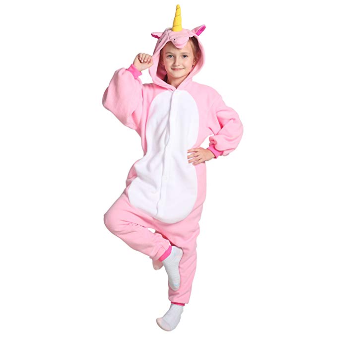 Pajamas Onesie,Kids Unicorn Animal Onesie Sleepwear Pajamas Cosplay Costume Loungewear