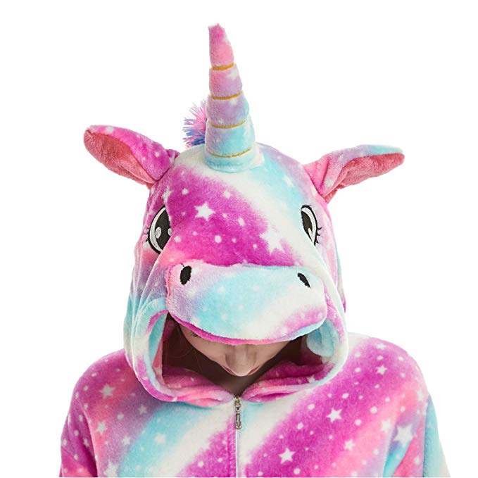 Adult Unisex Pajamas Unicorn Animal Kigurumi Pajamas Onesies Cosplay Party Wear