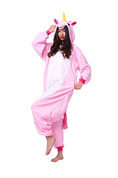 Magicmode Unisex Cartoon Animals Pajamas Adults Onesie Anime Hoodie Cosplay Sleepwear