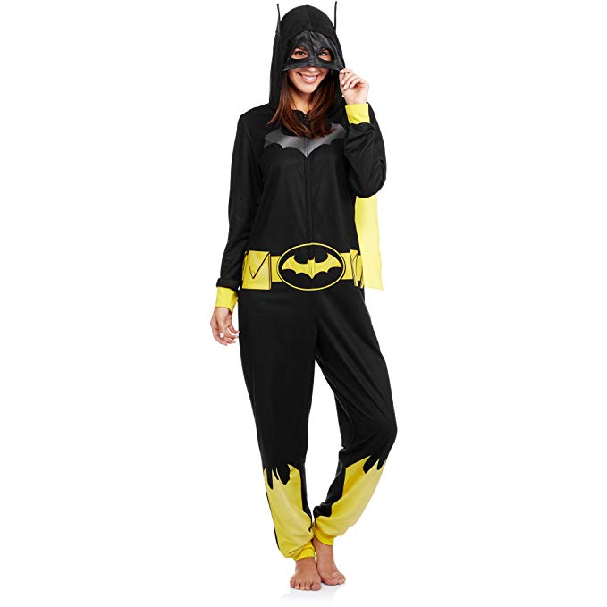 DC Batgirl Comics Women's Costume Union Suit Pajama
