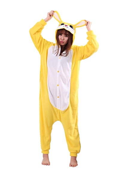 Honeystore Unisex New Animal Cosplay Costume Onesies Pajamas Halloween