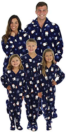 SleepytimePjs Family Matching Penguin Onesie PJs Footed Pajamas