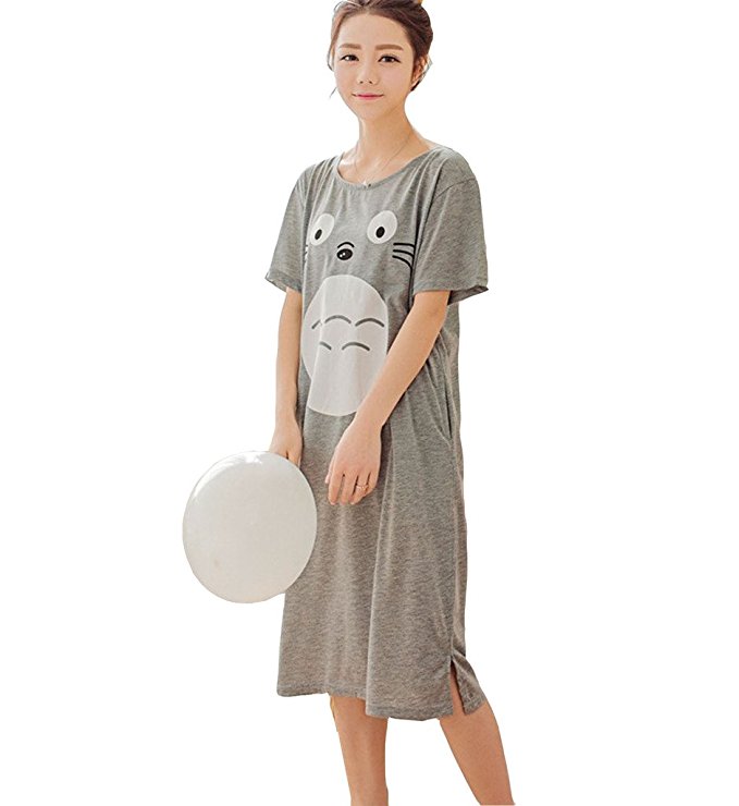 My Neighbor Totoro nightgown Cap Sleeve Costume Dress pajamas nightskirt