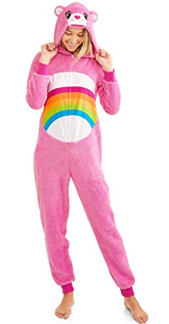 Briefly Stated Care Bear Cheer Pink Women's Union Suit Pajama Costume
