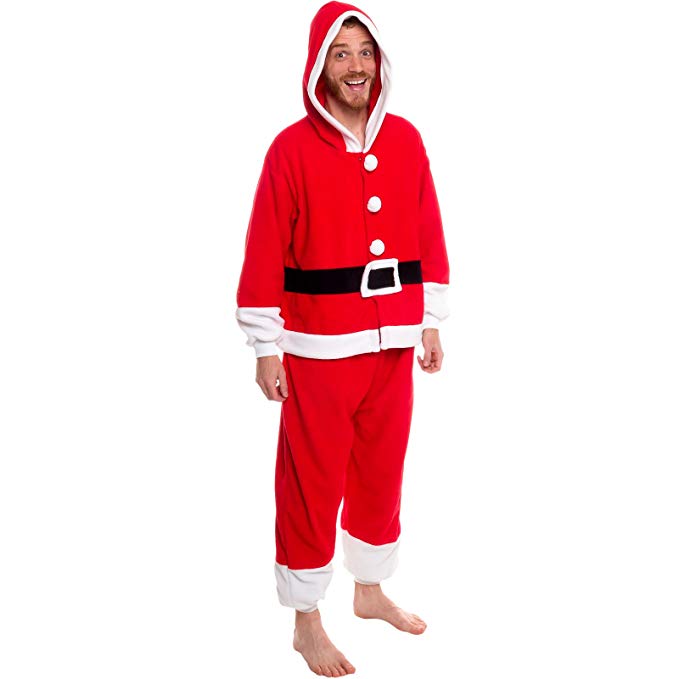 Silver Lilly Unisex Pajamas - One Piece Cosplay Holiday Santa Claus Costume