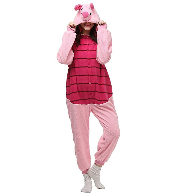 Piglet Unisex Adult Animal Kigurumi Pajamas Onesies