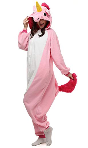Unisex Onesie Pajamas Kigurumi Cosplay Costumes Unicorn Animal Sleepsuit 001