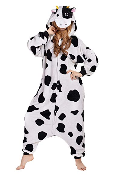 Unisex Aduit Pajamas- Plush One Piece Cosplay Animal Costume