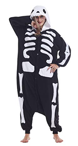 PEILYLEN Halloween Unisex Adult Animal Sleepwear Onesie Pajamas Cosplay Costume