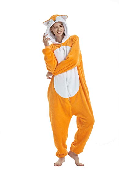 Yusongirl Adult Animal Pajamas Cosplay Costume Onesies Homewear Nightclothes Sleepwear Unisex Halloween Christmas