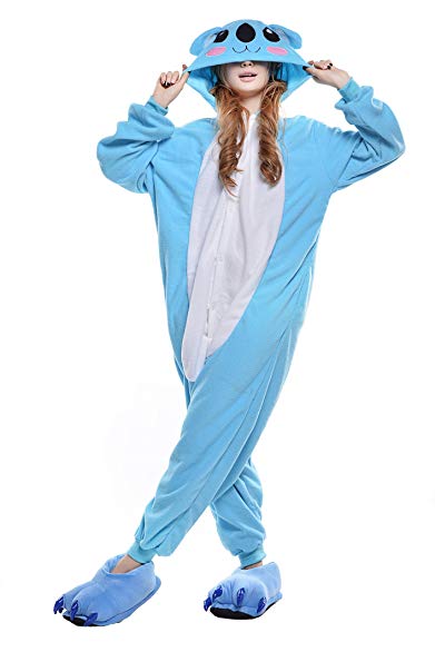 NEWCOSPLAY Adult Unisex Koala Onesie Pajama Costume