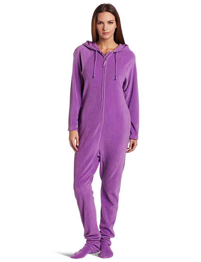 Casual Moments Women's One-Piece Footed Pajama Review